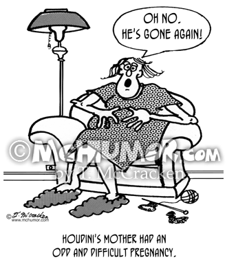 Pregnancy Cartoon 2192 | McHumor & TheKomic Cartoons