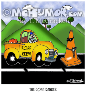 6318 Road Construction Cartoon