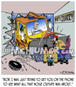 8245 Bulldozer Cartoon1