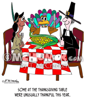 9158 Thanksgiving Cartoon