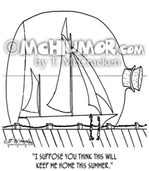 0352 Sailing Cartoon