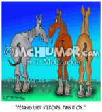 5099 Horse Cartoon