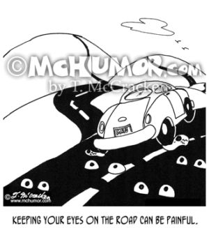7414 Driving Cartoon