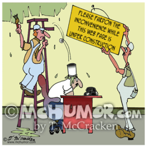 9067 Web Construction Cartoon