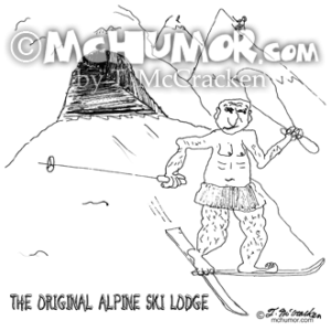 0263 Skiing Cartoon