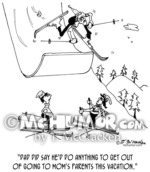 5697 Skiing Cartoon1