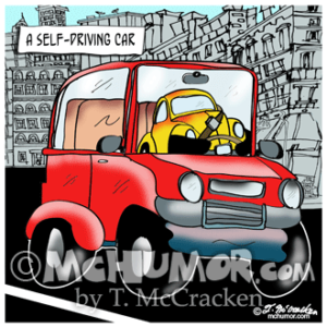 9308 Driving Cartoon