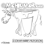 9313 Cow Cartoon