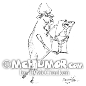 1037 Cow Cartoon