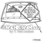 6876 Driving Cartoon