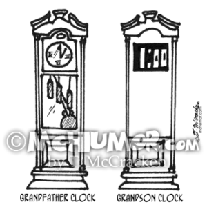 3212 Clock Cartoon