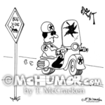 6682 motorcycle cartoon
