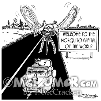 Mosquito Cartoon 2138