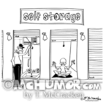 Storage Unit Cartoon 9594