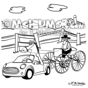 Amish Cartoon 9601