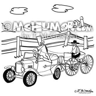 Amish Cartoon 9604