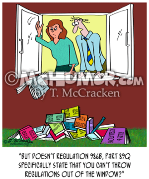 Regulations Cartoon 9695